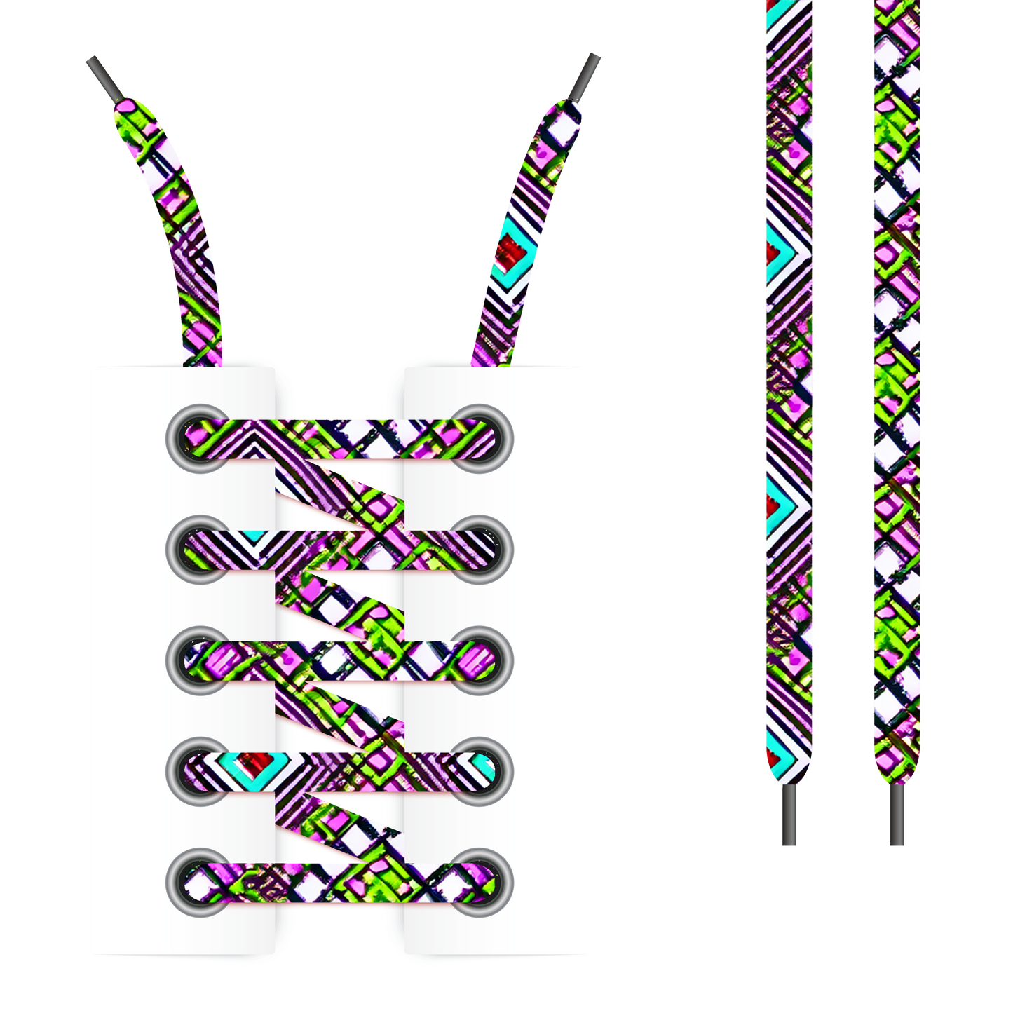 Diamond Lattice Shoelaces (Twin Pack)