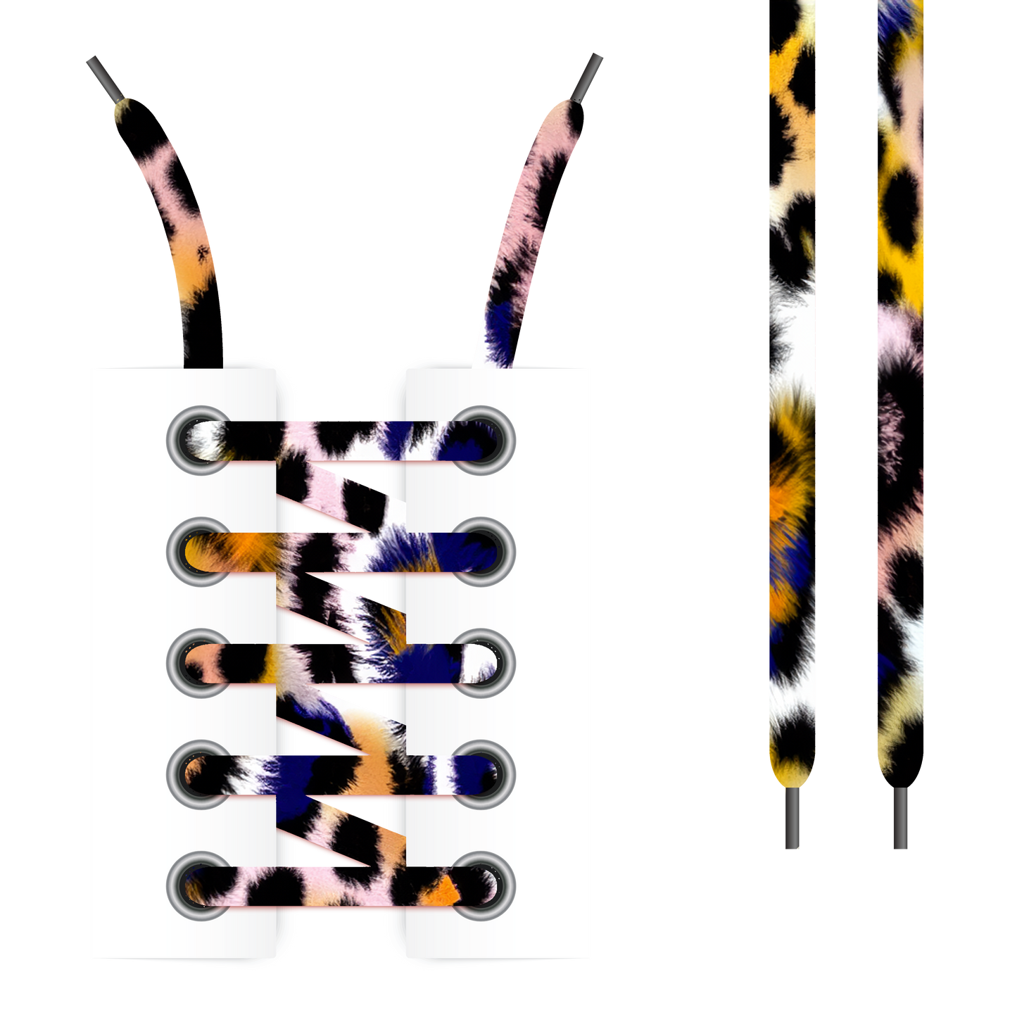 Leopard Print Shoelaces (Twin Pack)