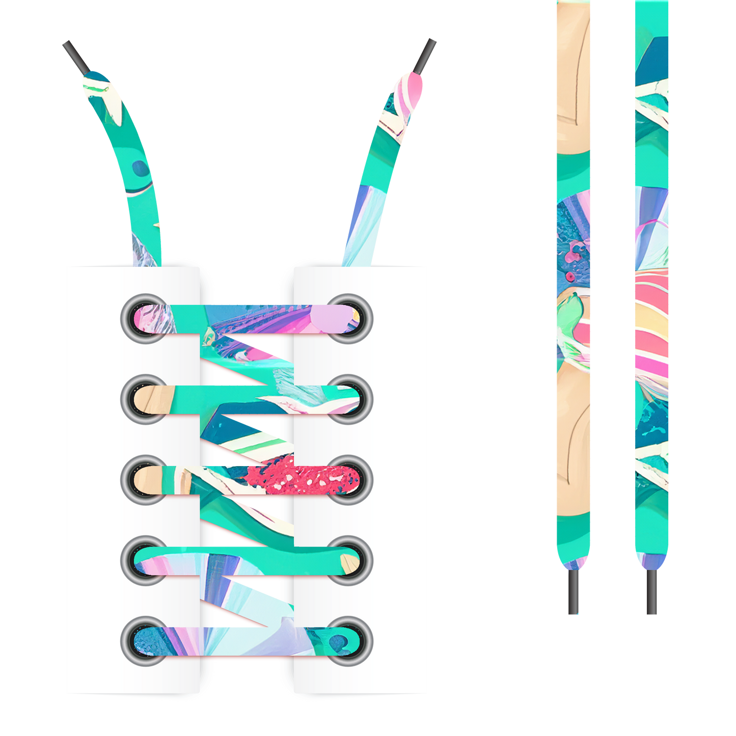 Summer Vibes Shoelaces (Twin Pack)