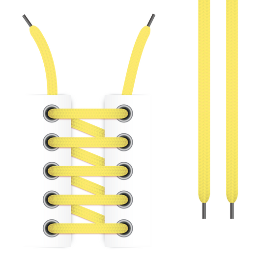 Chalk Yellow Shoelaces (Twin Pack)