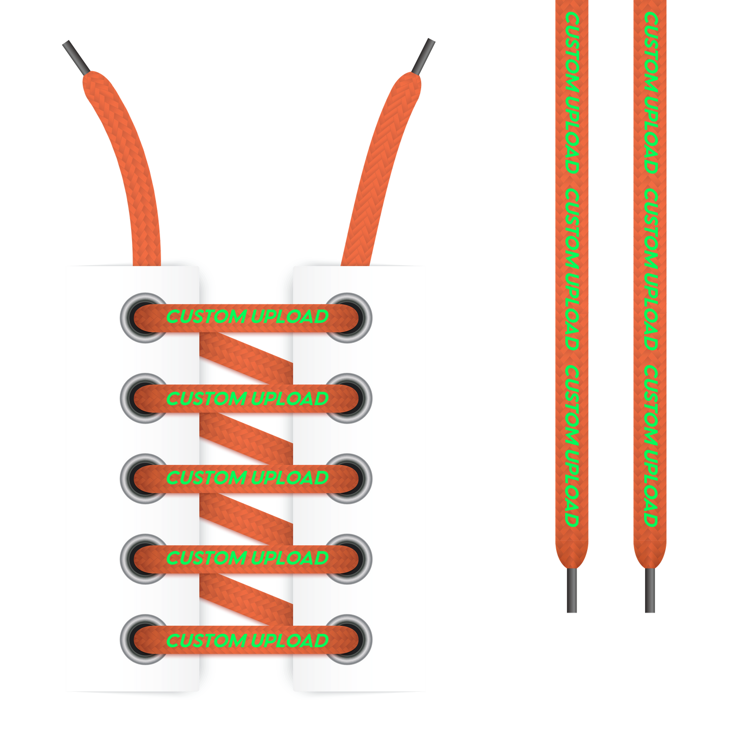 Custom Upload Design Shoelaces (Twin Pack)