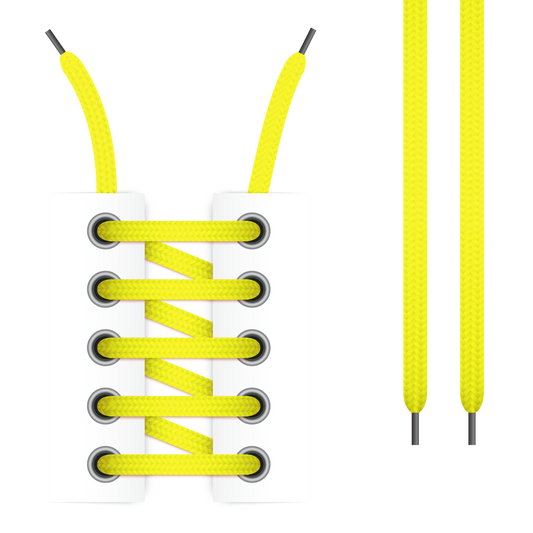 Neon Yellow Shoelaces (Twin Pack)