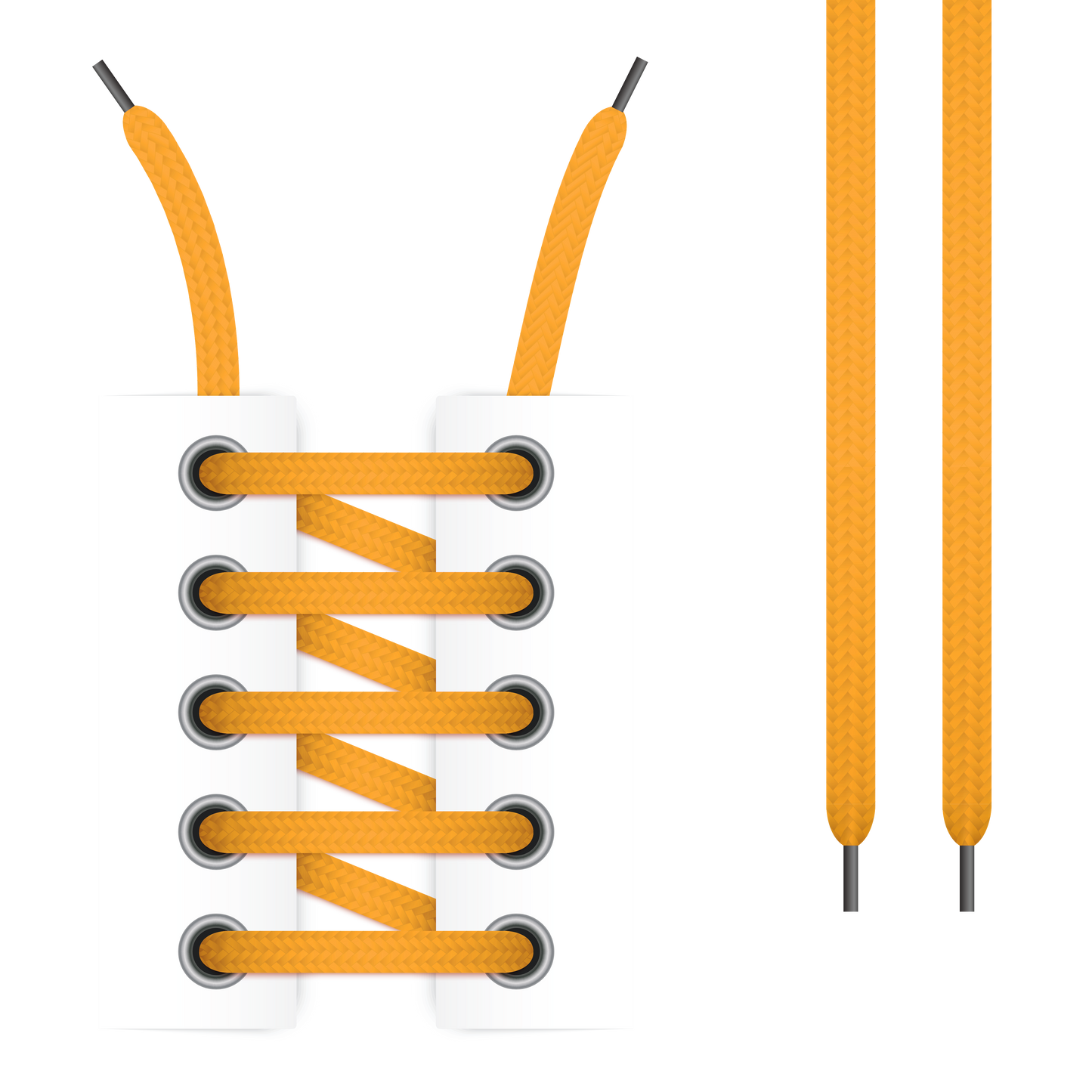 Pastel Yellow Shoelaces (Twin Pack)